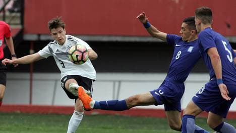 Noah Katterbach erzielte das letzte Tor für die deutsche U17