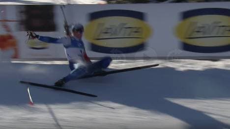 Sondre Slettemark kam beim Sprint in Hochfilzen zu Sturz