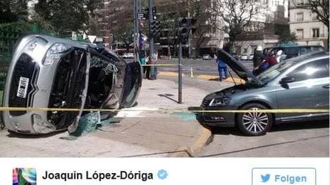 Zamorano baut Autounfall