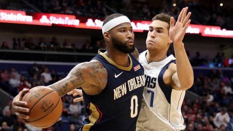 DeMarcus Cousins (l.) spielt in der nächsten Saison für die Golden State Warriors