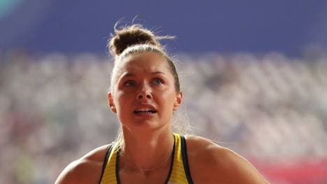 Gina Lückenkemper muss den Traum vom WM-Finale begraben