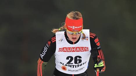 Victoria Carl musste nach einem Sturz in Lahti in das Krankenhaus eingeliefert werden