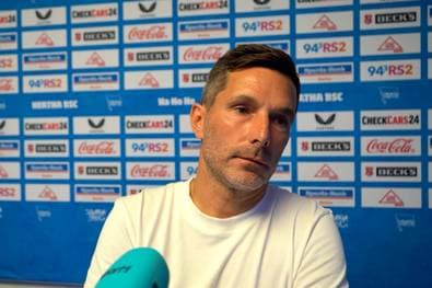 Fehlstart? Hertha-Coach will nichts davon hören