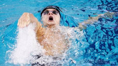 Christian Diener war 2014 Vizeeuropameister im Rückenschwimmen
