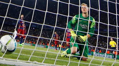 Barca-Keeper Marc-Andre ter Stegen kassierte binnen vier Tagen acht Gegentore