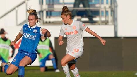 Die Frauen des FC Bayern München verteidigen die Tabellenspitze