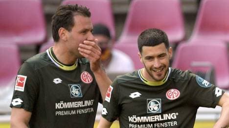 Adam Szalai (l.) fehlt Mainz  für mindestens vier Wochen