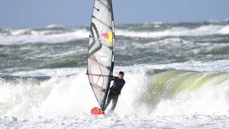 Philip Köster beim Trainingslager auf Sylt