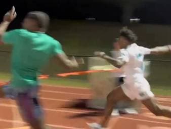 Der Influencer "IShowSpeed" ist in einem 50-Meter-Sprintrennen gegen Olympiasieger Noah Lyles angetreten und hat beinahe gewonnen.
