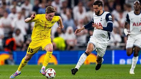 Schaffen die Norweger (im Bild: Jeppe Kjaer) im Bodö/Glimt Tottenham Tipp noch einmal den Turnaround?