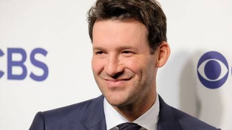 NEW YORK, NY - MAY 16:  Tony Romo attends the 2018 CBS Upfront at The Plaza Hotel on May 16, 2018 in New York City.  (Photo by Matthew Eisman/Getty Images)