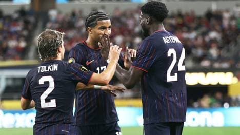 Die USA bejubeln ihren Sieg über Haiti