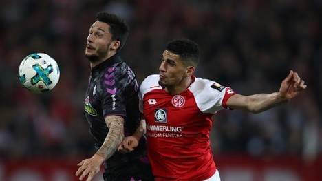 Leon Balogun (r.) machte 58 Pflichtspiele für Mainz 05