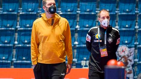 Johannes Bitter muss im EM-Spiel gegen Polen gleich ins deutsche Tor