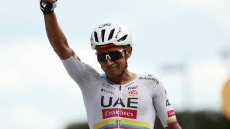 Jhonatan Narvaez feiert seinen zweiten Tagessieg
