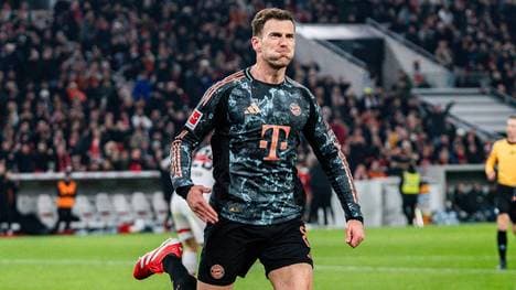 Leon Goretzka feierte sein Tor in Stuttgart emotional
