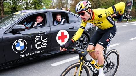 Wout van Aert war in Flandern schwer gestürzt