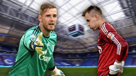 Timon Wellenreuther (r.) ersetzt Ralf Fährmann (l.) im Tor des FC Schalke 04