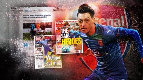 Mesut Özil überzeugte für den FC Arsenal im Auswärtsspiel bei Milan mit zwei Assists