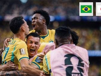 Brasilien gewinnt mit 2:1 gegen Japan und erreicht das WM-Achtelfinale. Der Siegtreffer fällt dabei in allerletzter Minute. 