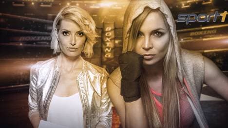 Regina Halmich und Sarah Valentina sind im Box-Team von SPORT1.