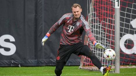 Manuel Neuer kann wieder torwartspezifische Übungen machen