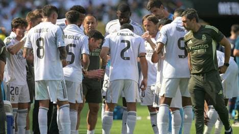 Trinkpause bei der Klub-WM für die Profis von Real