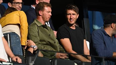 Julian Nagelsmann auf der Haupttribüne beim Heimspiel von Eintracht Frankfurt gegen den SC Freiburg 