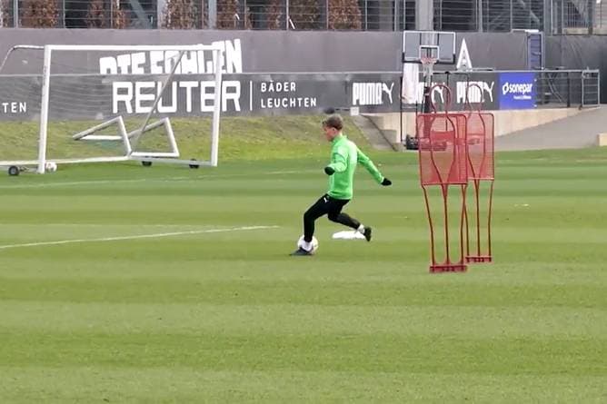 Gladbachs Lichtblick zurück im Training
