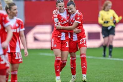 Bayern-Frauen fertigen den HSV ab