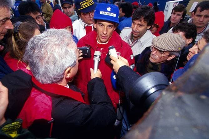 Ein Jahr vor seinem Tod übertraf Senna sich selbst