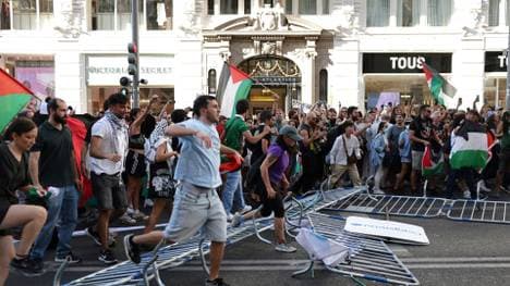 Am Schlusstag der Vuelta eskalierten die Proteste