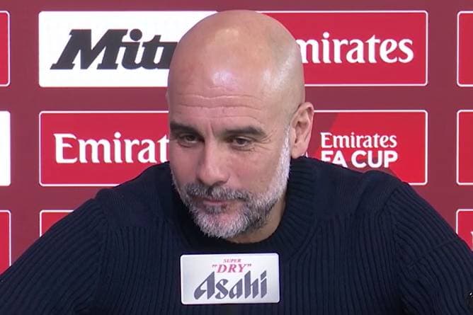 Herzerwärmender Moment bei Guardiola-PK