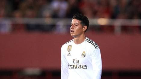 Ratloser Blick: James Rodriguez wechselte in diesem Sommer vom FC Bayern zu Real Madrid