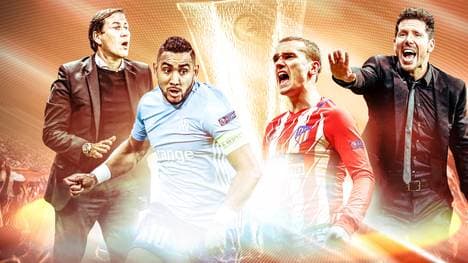 Antoine Griezmann (2.v.r.) steht im Finale im Fokus