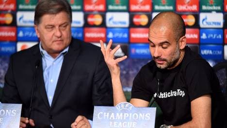 FC Bayern Muenchen - Training & Press Conference, Pep Guardiola