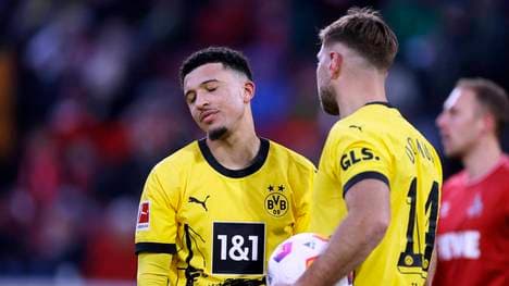 Sancho will den Elfmeter ausführen, doch der etatmäßige Schütze Füllkrug lässt nicht mit sich reden