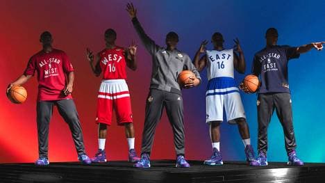 Die Trikots des 65. NBA All-Star Spiel 2016