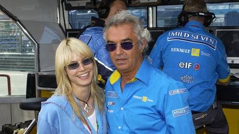 Flavio Briatore (r.) war in den 2000ern mit Heidi Klum liiert