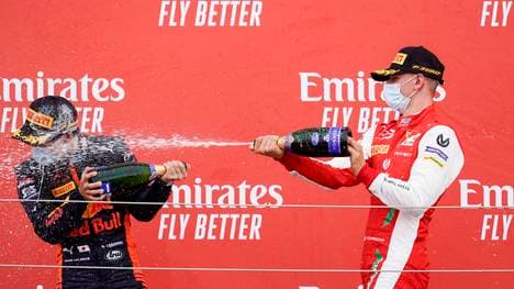 Mick Schumacher (r.) kann auch im Sprint punkten