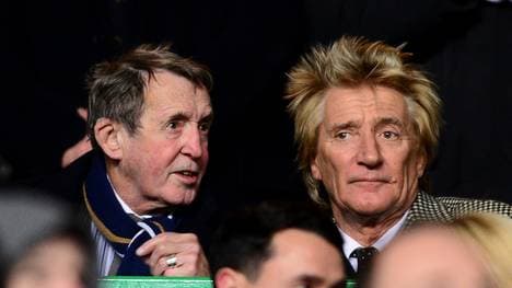 Rod Stewart (r.) ist glühenden Anhänger von Celtic Glasgow