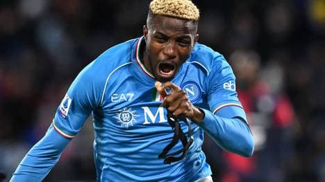 Victor Osimhen lässt seiner Wut Luft