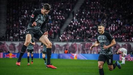Merlin Röhl bejubelt seinen ersten Bundesliga-Treffer