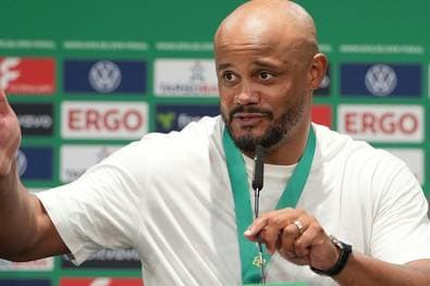 Keine Bierdusche: Kompany bleibt trocken