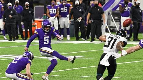 Dan Bailey schoss die Minnesota Vikings nach seinem Fehler doch noch zum Sieg