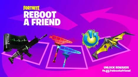 Das Reaktiviere einen Freund Event in Fortnite ist zurück 