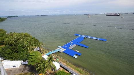 Die Freiwasserstrecke vor Singapur ist jetzt doch freigegeben