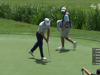 Max Kieffer startet mit einem guten Tag in die BMW International Open. Am Ende fehlt nur ein Schlag für die geteilte Führung.