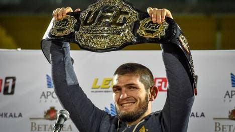 Khabib Nurmagomedov ist amtierender Leichtgewichtschampion der UFC