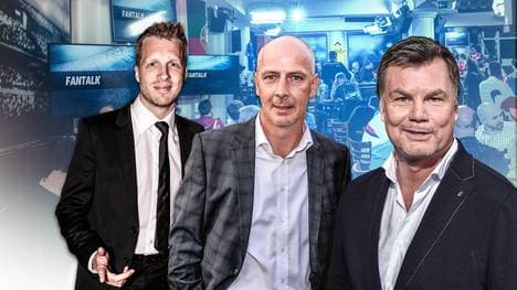 Der Fantalk mit Oliver Pocher, Mario Basler und Moderator Thomas Helmer